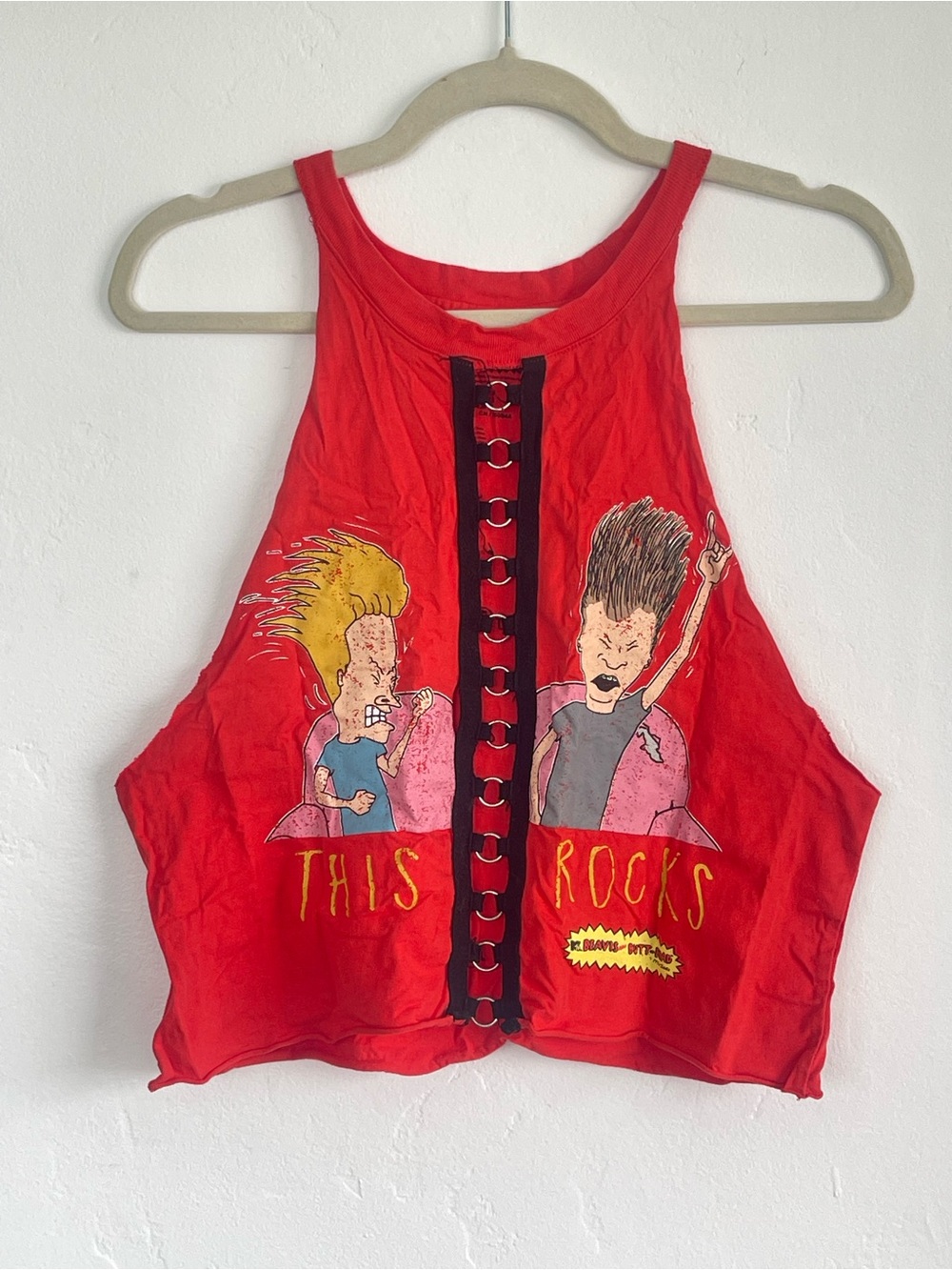 Beavis and Butt-Head Graphic Crop Top